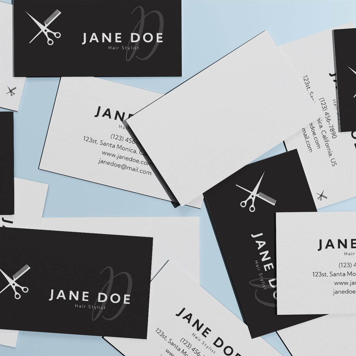 Black and white hair salon business card.jpg