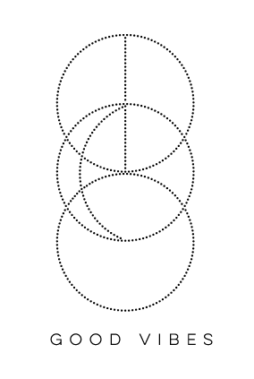 good vibes yoga logo